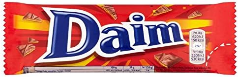 Daim Crunchy Caramel Bar - 28g - Pack of 10 (28g x 10 Bars)