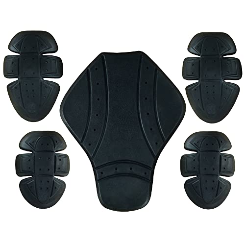 PROANTI Juego de protectores de motocicleta para espalda, hombros, codos, para chaquetas de motocicleta