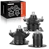 A-Premium 3PCS Engine Motor Mount Set Compatible with Acura TL 2004-2008 V6 3.2L, TL 2007-2008 V6 3.5L, Automatic Transmission, Replace# 50820SEPA21, 50830-SDA-A02