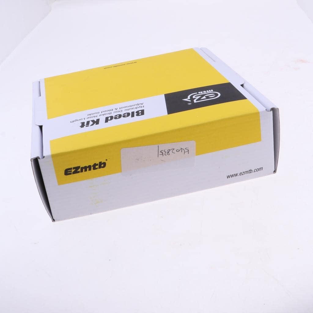 Professional Brake Bleed Kit Disc Oil Change Bike Repair Tool for Easy DIY with Funnel Adapter, Aligned Disc Brake, and Replacements Included - Yellow