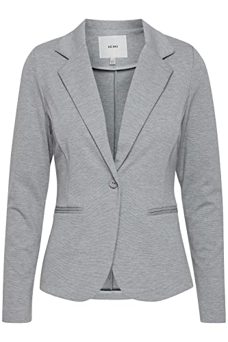 ICHI IHKATE BL Damen Blazer Kurzblazer Jacke Ein-Knopf-Blazer mit Stretch...