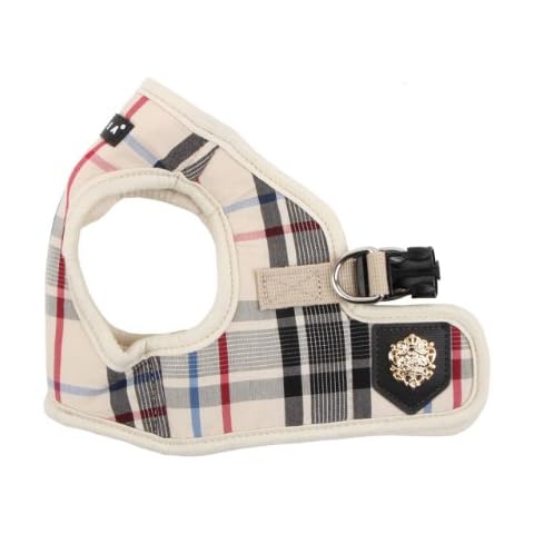 Puppia Authentic Junior Harness B, Medium, Beige Cover