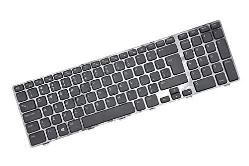 E-USZeeGaa New English Laptop Replacement Keyboard for Dell Inspiron 17R 3721 Series 5721 3737 5737 N3721 N5721 M731R 5735 US Layout