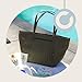 Colugo Diaper Bag Tote, Waterproof Large Baby Diaper Bags, Mommy Maternity Travel Bag, Hospital Baby Bags for Mom, Travel Diaper Tote Purse (Black)