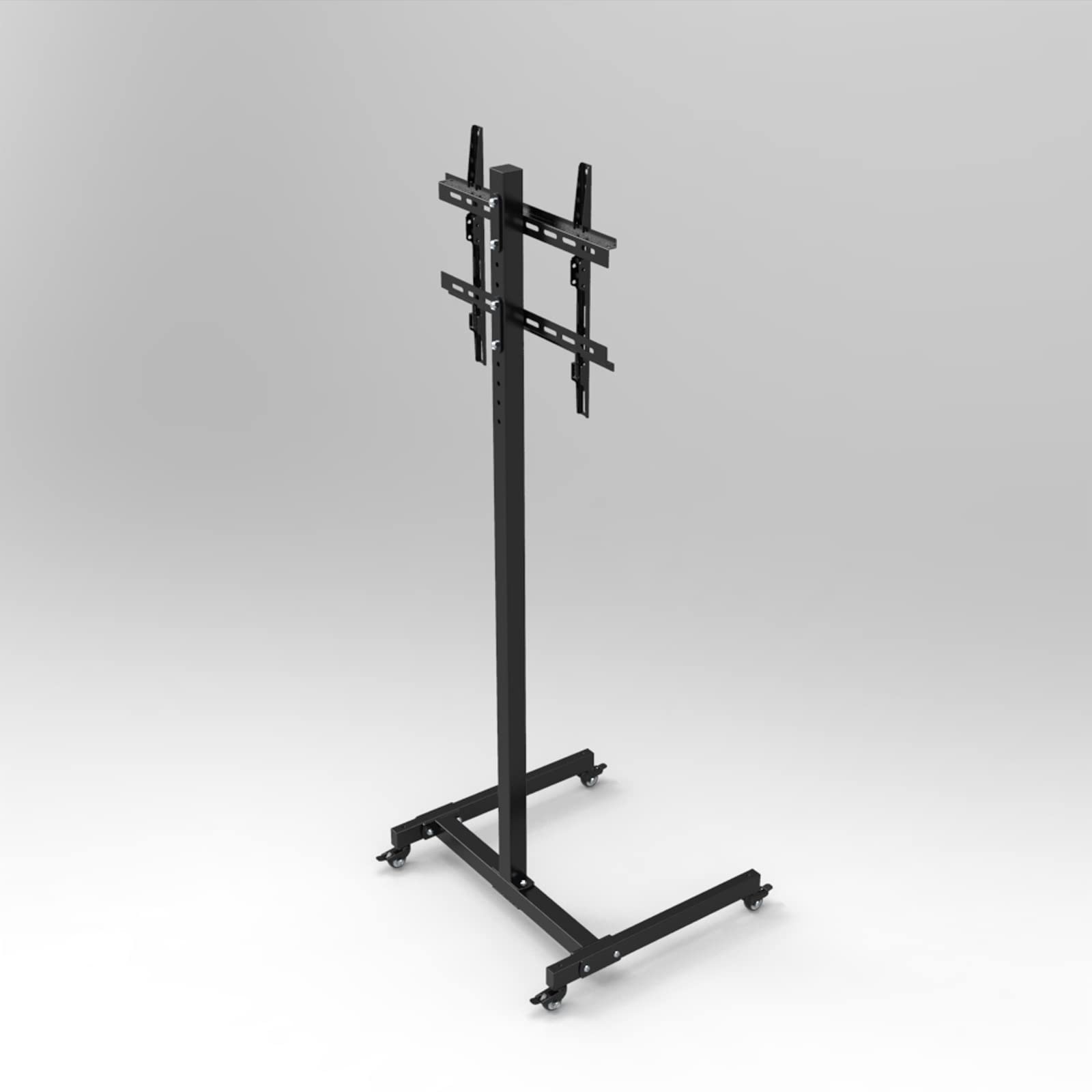 OLSKFUH Universal Tv Stand Mobile Tv Cart On Wheels For 32-55 Inch Tvs, Height Adjustable Tv Trolley Floor Stand, Horizontal And Vertical Screen Rotation Switching,