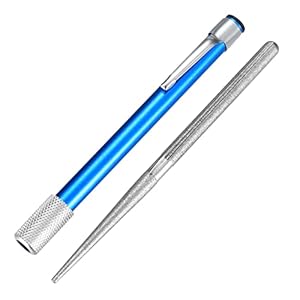 Diujhuuy Diamant Messerschärfer Stift Schleifwerkzeug Blau