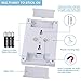 Battery Operated Switch LED Lights, Portable Tap Light, Push Closet Light, COB LED Cordless Night Lights, Touch, Wall Mount Under Cabinet, Shed, Kitchen, Garage, Attic, RV(6 Pack)
