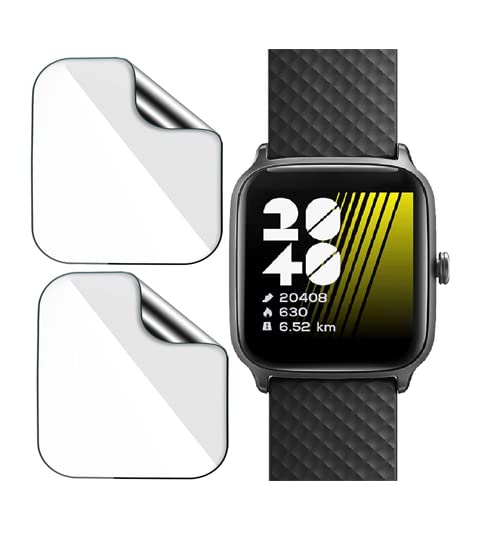 TOPPINGS Anti Scratch, Bubble Proof 9H TPU Film // (NOT A TEMPERED GLASS) for Zebronics Zeb-Fit Me