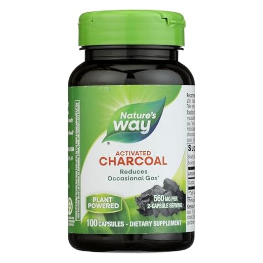 Nature's Way Activated Charcoal - Charcoal Supplement that Binds Unwanted Materials & Gas* - Alternative to Powder - Gluten-Free & Dairy-Free - 100 Count