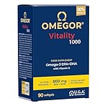 Omega 3 IFOS 5 Stelle 90 cps - Olio di Pesce Omega 3 1000mg - Ricco di EPA e DHA - Senza Retrogusto, Facile da Digerire, Privo di Metalli Pesanti