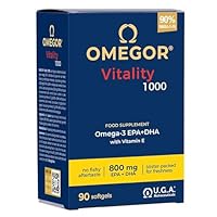 Omega 3 IFOS 5 Stelle 90 cps – Olio di Pesce Omega 3 1000mg – Ricco di EPA e DHA – Senza Retrogusto, Facile da Digerire, Privo di Metalli Pesanti