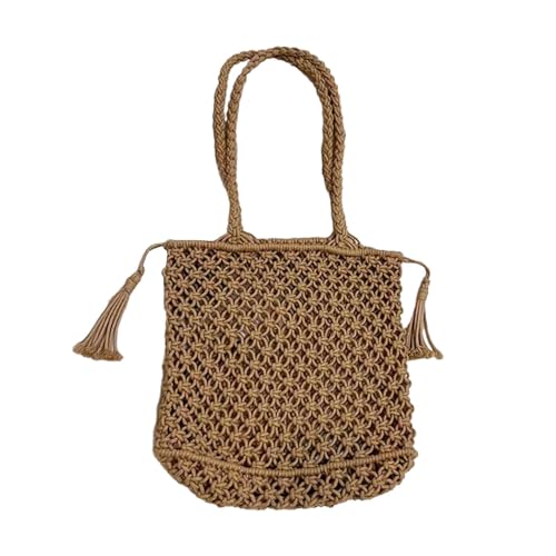 Sac en tricot léger en coton avec bandoulière anti-fatigue