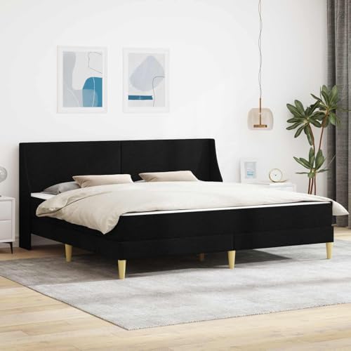 Holepyr Estructura de cama con colchón y cabecero de poliéster, contrachapado resistente con somier, colchón reversible transpirable, práctico espacio de almacenamiento, ideal para dormitorio
