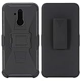 Huawei Mate20 Lite Belt Holster, KAWOO Super Huawei Mate 20 Lite Shell Case with Built-in Kickstand, Swivel Belt Clip Holster for Huawei Mate 20 Lite 6.3'