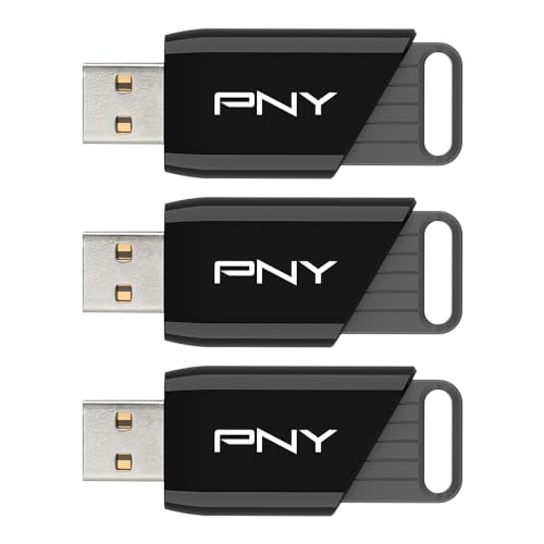Image of PNY 128GB Attache X USB 3.2 Gen 1 Flash Drive, Advanced Performance Up to 130MB /s Read, Everyday Data Store & Transfer, Reliable Portable Storage, Durable, Type-A, Computers, Laptops, Desktops, 3-Pack