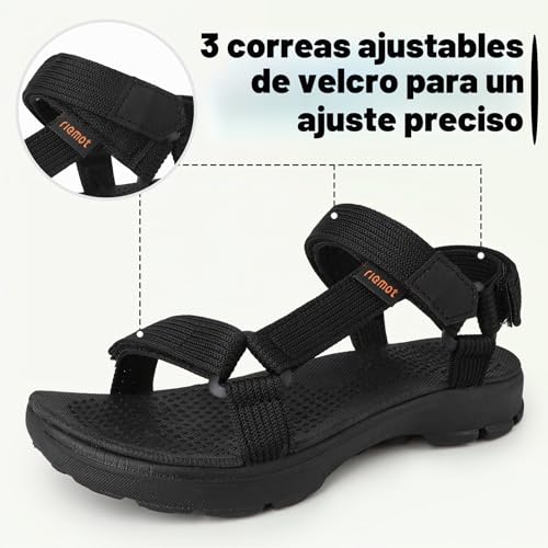 Sandalias deportivas riemot para evitar resbalones y rozaduras en tus caminatas de verano 4