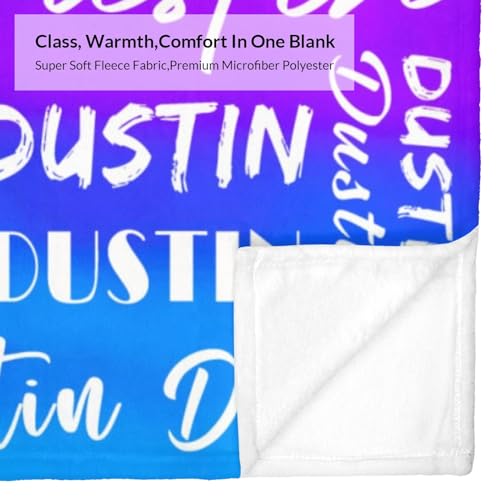 Name Blanket Personalized Name Blanket Customized Blanket with Name Text for Adult Kid Birthday Christmas Mothers Fathers Valentines Day Gift