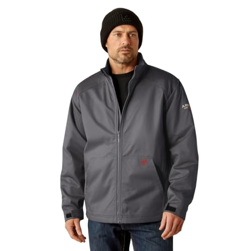 Ariat Men's Fire Resistant Basic Insulated Jacket, Iron Grey, X-Large