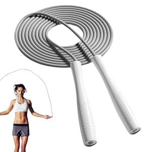 Skipping Rope – Adjustable Fitness Jump Rope for Cardio and Endurance Training | Comfortable Grip, Smooth Rotation Design, Ideal for Home Workouts, Gym Exercise, Outdoor Sports