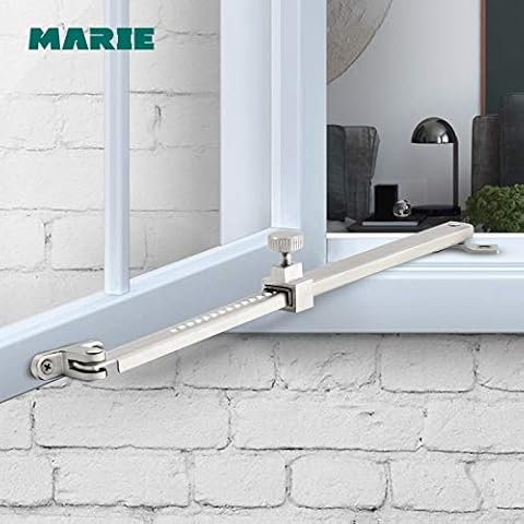Marie 335mm Casement Stay Window Latch Lock Stainless Steel Heavy Duty Casement Stay Adjuster Cover