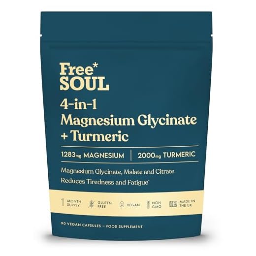 Magnesium Glycinate + Turmeric 4-in-1 Tablets