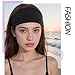 6 Packs Wide Headbands for Women Fashion Headband Stretch Headband Boho Head Bands Hair Band Turban Workout Running Sport Hairband Accessories (Black, Dark Gray, Light Gray)
