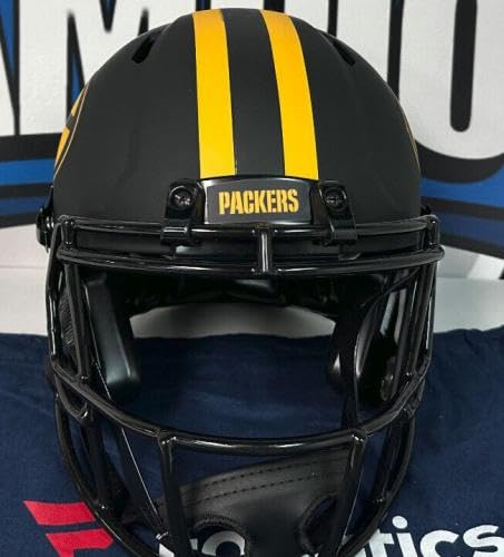 Amazon.com: Aaron Rodgers Signed Autograph Full Size Speed Authentic  Eclipse Helmet Fanatics - Autographed NFL Helmets : Sports & Outdoors