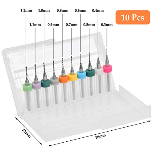 DODUOS Handbohrer Set mit 25 Stück Spiralbohrer Bits, 10 Stück PCB Mini Bohrer, 1 Stück Schraubstock und Manuelle Bohrmaschine Handbohrer Werkzeuge für DIY Bohren, Schmuck Carving