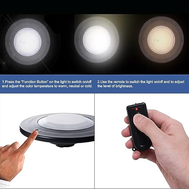 Rechargeable Battery Operated Patio Cantilever Umbrella Lights Warm Neutral Cold