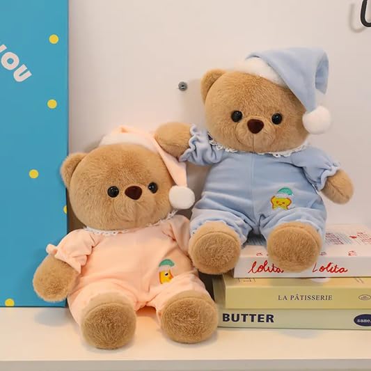 Image of SCOOBA Night Accompany Bear Soft Toy 35 cm (Pink Bear)