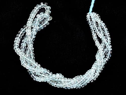 Perles de Graduation en Aigue-Marine pour créer vos bijoux d'été