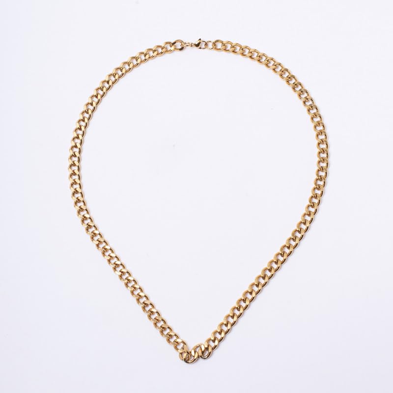 Image of SALTY ALPHA Anti Tarnish Stainless Steel Locket Neck Chain for Men | Stylish Pendant Necklace | Jewellery Accessories for Boys | Minimal Jewelry | Gifts for Boyfriend & Husband | Gift for Diwali, Christmas, Marriage, Birthday, Rakhi