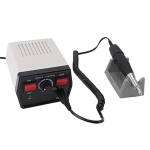 35K RPM Micromotor Polijstmachine Micro Motor Handstuk Polijsthandstuk voor Lab, Sieraden, Keramiek, Siliconen, Glaswerk