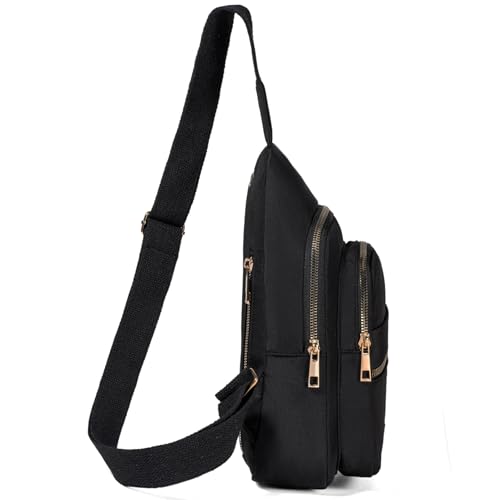 Bolso cruzado pequeño bandolera negro para mujer miniatura 4