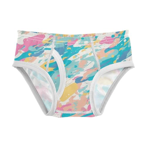 KLL Camouflage Pattern Trendy Style Baby Boys Pure Cotton Athletic Underwear Cute Children Panties