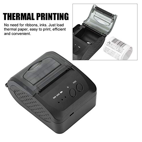Bluetooth thermische printer, mini 1 tot 8 printer mini 1 tot 8 met Bluetooth + USB + seriële interface - Image 5