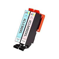 Amazon.co.jp: インクカートリッジ 80lエプソン用ic6cl80l 8本