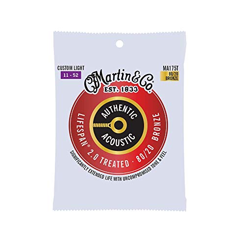 Martin Authentic Acoustic Guitar Strings - Lifespan 2.0 Treated