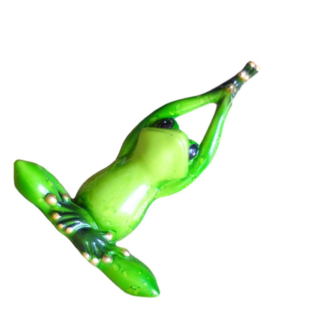 Figurine grenouille en résine deco zen pour la maison et le yoga