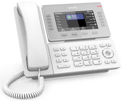 Teléfono IP Snom D810W WiFi para gestionar 8 cuentas SIP sin cables de red