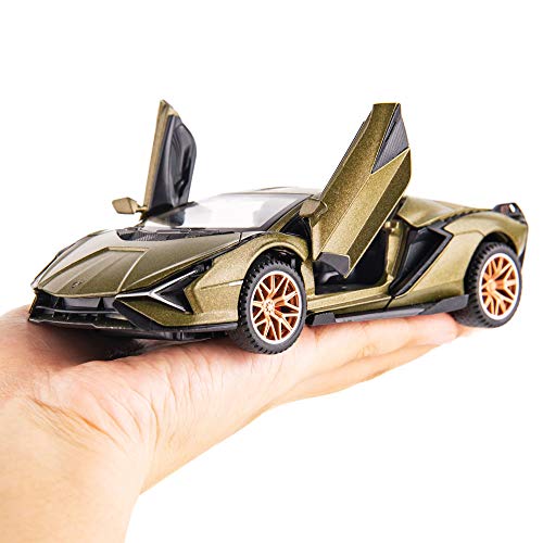 Modelo de Auto Lamborghini Sian FKP37 a Escala 1:32 miniatura 5