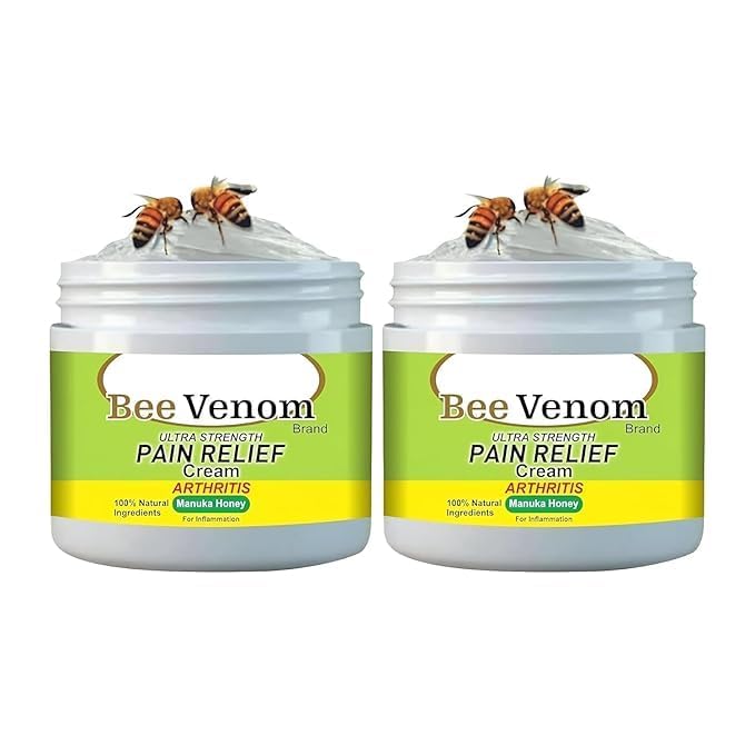 Bee Venom Knee & Joint Pain Relief Cream 200gm | Ultra Strength Bee Venom Pain Relief rub | Bee Venom Joint And Bone Therapy balm Pack Of 2 Pcs-image-24