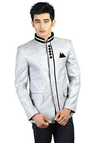 Image of WINTAGE Men's Rayon Bandhgala Festive Nehru Mandarin Blazer - Available in 11 Colors