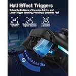 EasySMX X15 PC Controller - Enhanced Wireless Bluetooth Controller with Hall Joysticks/Hall Triggers/RGB Lighting - No Stick Drift, No Dead Zone - Work for Windows PC, Android, Steam and Switch - Image 5