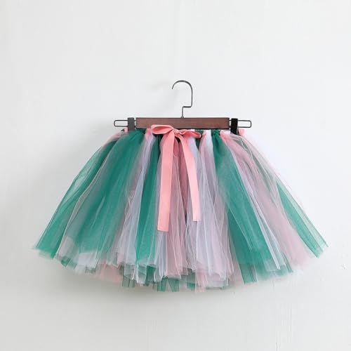 Jupe en tulle fille style tutu danse classique asymétrique pour déguisement Halloween