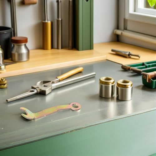 Toddmomy - Llave angular para puertas empotradas, juego de 3 piezas, para ajuste de bisagras de puertas correderas y plegables, herramienta de reparación para clósets miniatura 5