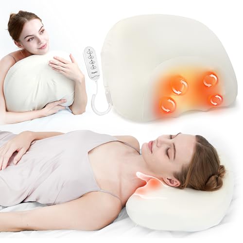 Heyelax Neck Massager Pillow for Pain Relief deep Tissue, Shiatsu Neck and Shoulder Massager with...