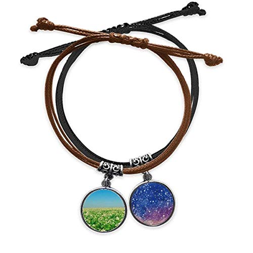 Pulsera de cuero para amantes de la naturaleza y rutas por paisajes de montaña