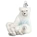 Old World Christmas Ornaments: Polar Bear With Cub Glass Blown Ornaments for Christmas Tree