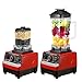 2-in-1 frullatore frullatore multifunzione da 5000 W, 2,5 L, 9 velocità, frullatore ad alta velocità, senza bpa, 4 lame in acciaio inox, per gelato, succo, frullato, frutta, verdura (2 l 2000 W)